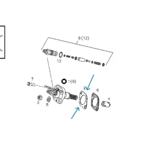 Podkładka pod pompę wtryskową - Deutz 1011 - 02108221